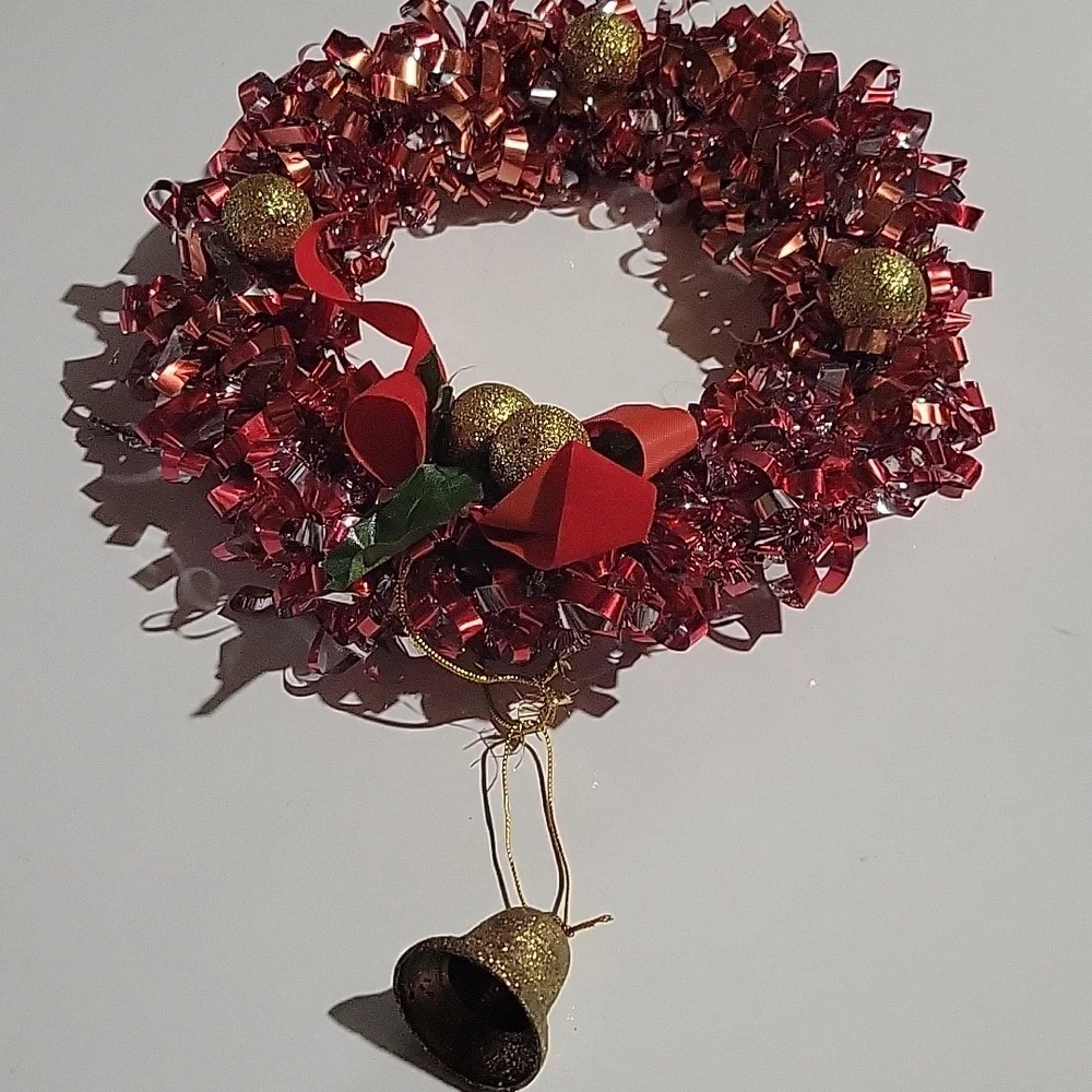 Red Wreath with Bell